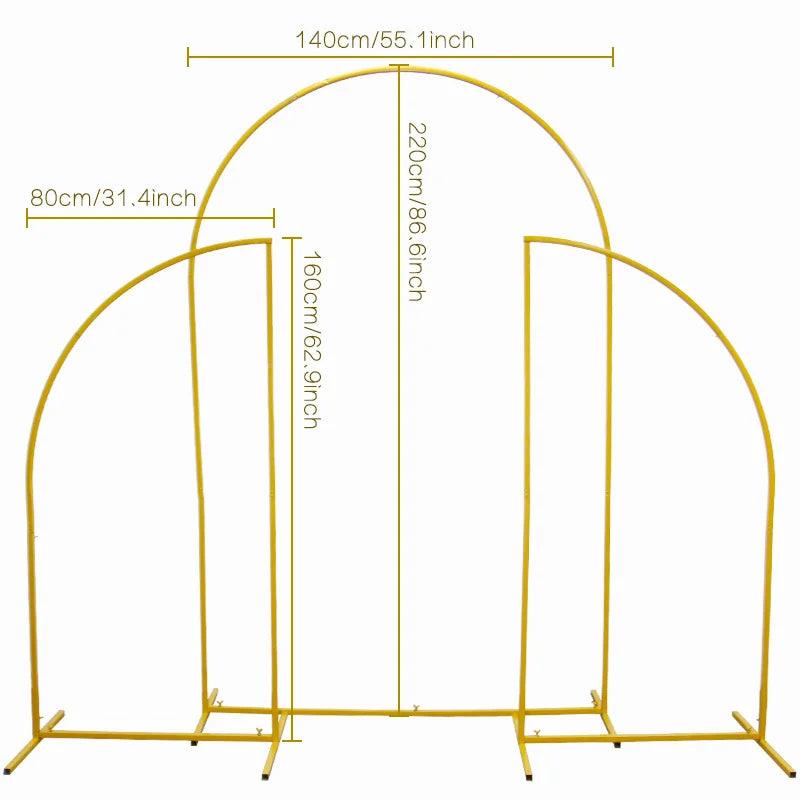 3 Set Metal Garden Archways | Easy Assembly | Garden Arbor Arch | DIY Rose Arch for Outdoor Garden, Yard, Parties, Indoor & Outdoor Decor