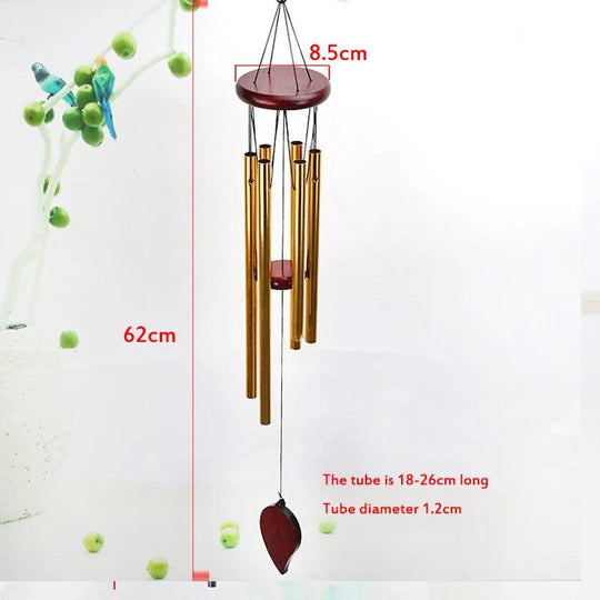 Memorial Wind Chimes for Sympathy, Personalized Corinthian Bells Chimes - Durable Outdoor Decor & Funeral Gifts