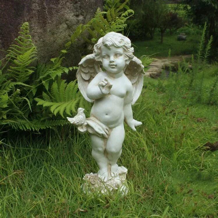 Multiple Outdoor Resin Angel Statues - Garden Decoration, Angel Figurine, and Angel Sculpture