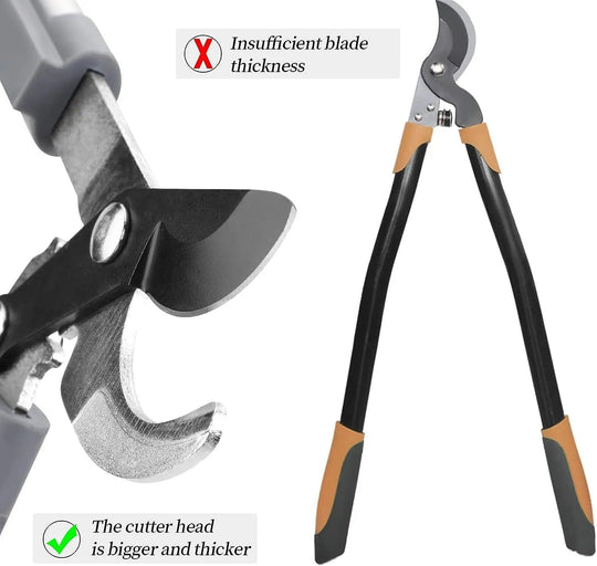 AIRAJ Pruning Shears - Professional Ratchet Pruner for Garden, Bonsai, and Coarse Branches