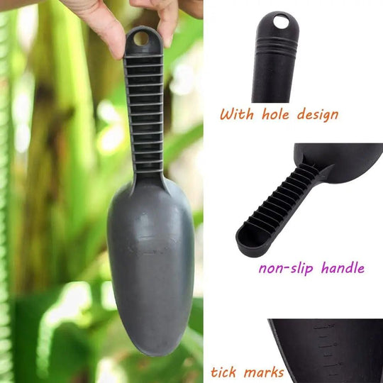 Multifunctional Garden Shovel and Hand Trowel - Plastic Planting, Digging, and Transplanting Tool