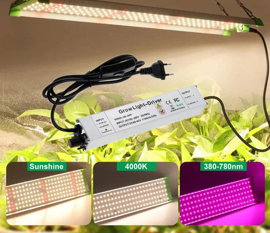 High-Brightness Full Spectrum LED Grow Light - Samsung LM281B for Hydroponic and Indoor Gardens