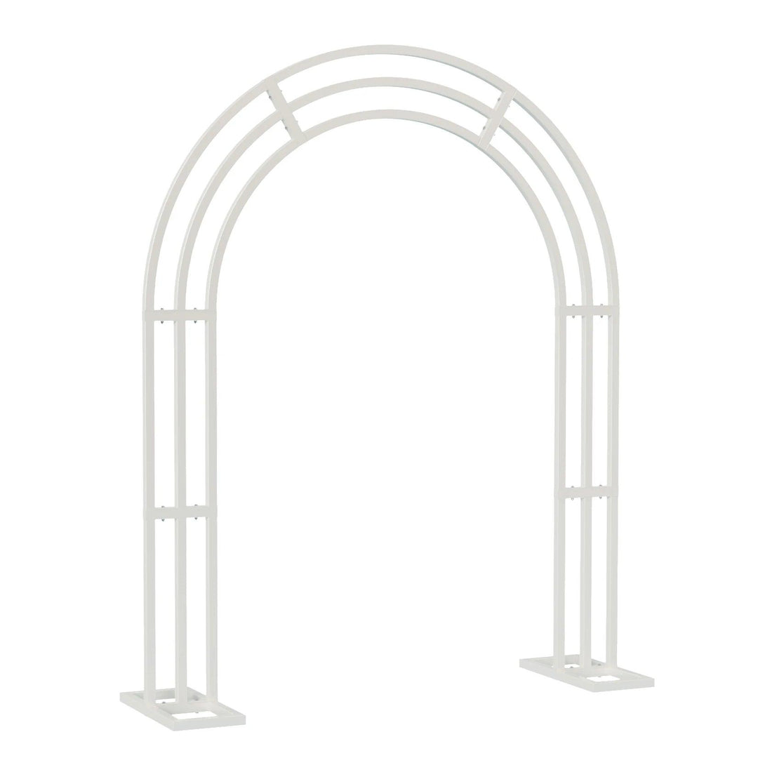 Large Metal Garden Arch for Wedding, Rose Arbor, and DIY Garden Decoration - Sturdy Archway for Yard, Party, and Outdoor Events