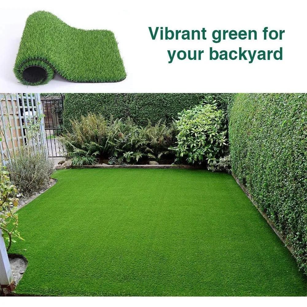 Artificial Grass Turf Lawn | 14 x 30 Feet, 0.7" Thick | Customizable Synthetic Lawn for Patio, Playground, Backyard, Landscape