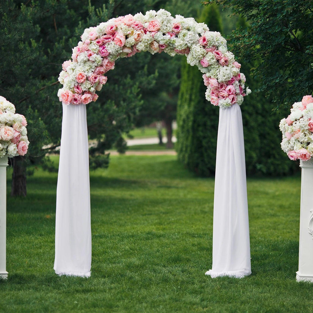 Large Metal Garden Arch for Wedding, Rose Arbor, and DIY Garden Decoration - Sturdy Archway for Yard, Party, and Outdoor Events