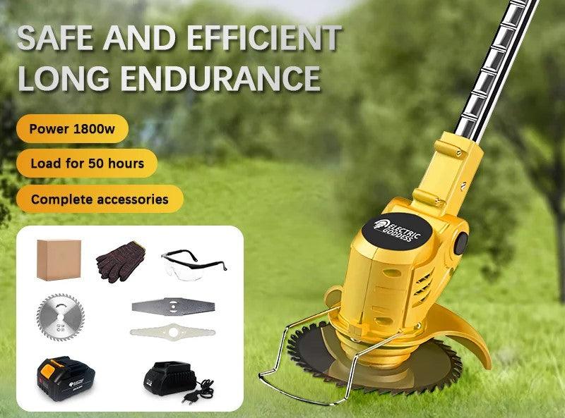 18V Cordless Lawn Mower Handheld Adjustable Electric Grass / Weed / HEDGE Trimmer | Battery Operated Garden Tool