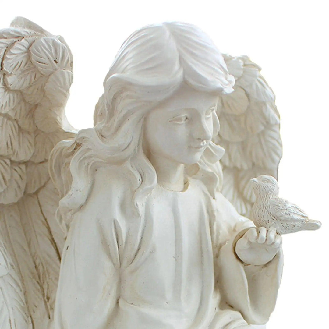 Praying Angel Statue - Resin Angel Figurine for Home, Garden, and Yard Decor | Angel Sculpture for Memorials