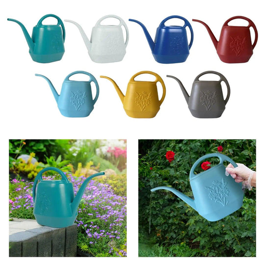 4 Liter Plastic Watering Can – Ideal for Indoor and Outdoor Plant Care, Watering Pot Garden Watering Can for House Bonsai Plants Farmhouse Lawn