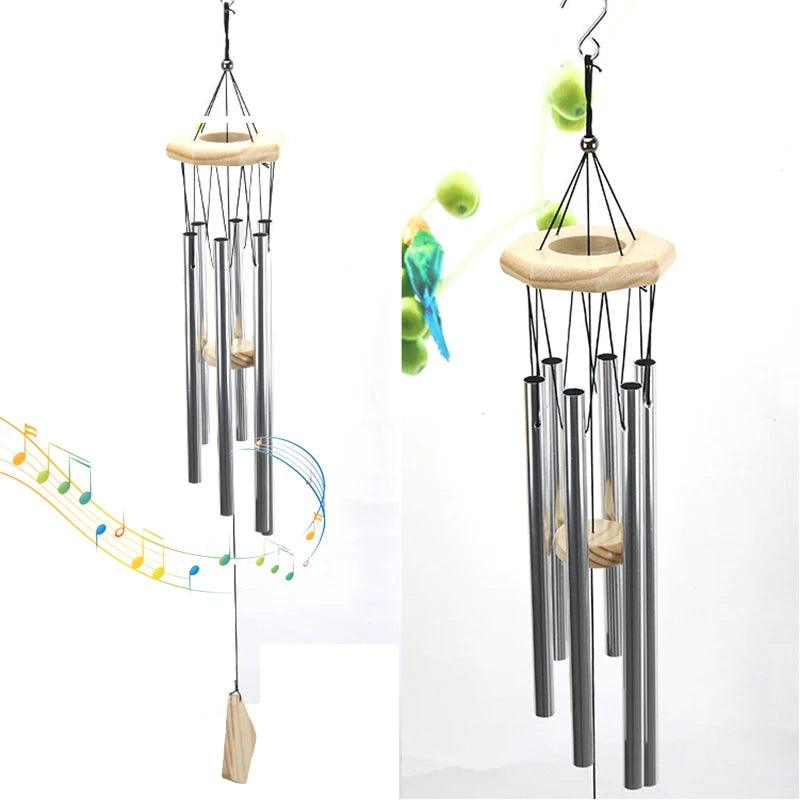 Memorial Wind Chimes for Sympathy, Personalized Corinthian Bells Chimes - Durable Outdoor Decor & Funeral Gifts