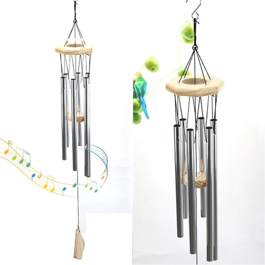 Memorial Wind Chimes for Sympathy, Personalized Corinthian Bells Chimes - Durable Outdoor Decor & Funeral Gifts