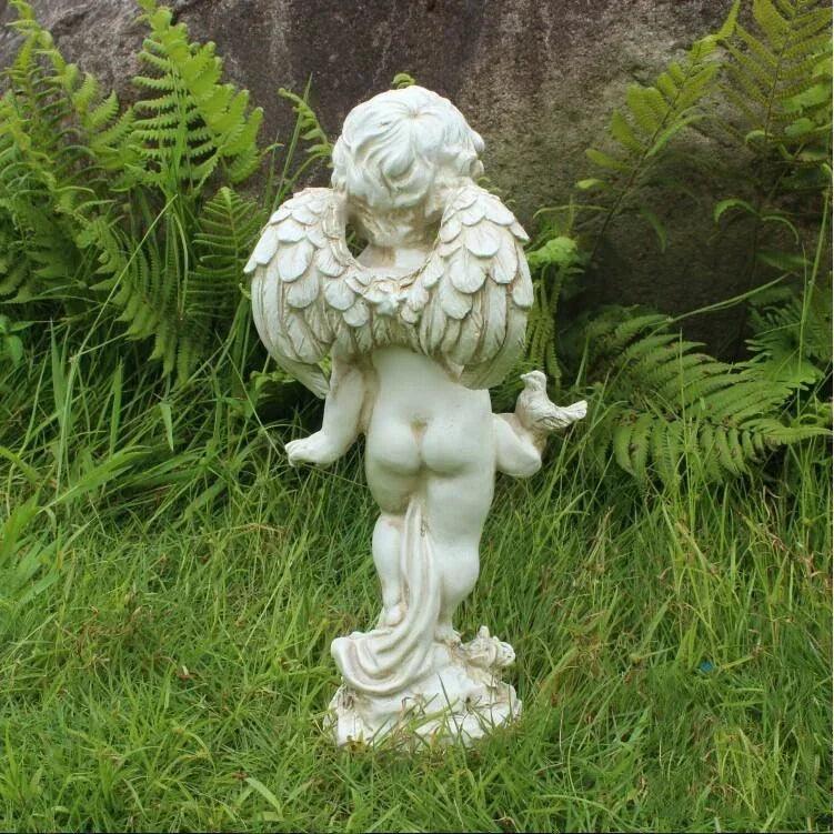 Multiple Outdoor Resin Angel Statues - Garden Decoration, Angel Figurine, and Angel Sculpture