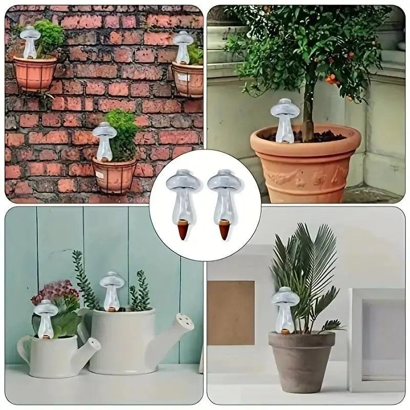 Love-Shaped Watering Planter Insert - Self-Watering Spikes for Plants, Drip Irrigation Kit for Efficient Plant Hydration