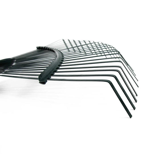 22-Tooth Garden Leaf Rake - High Carbon Steel Farming Rake for Home Garden and Agricultural Use