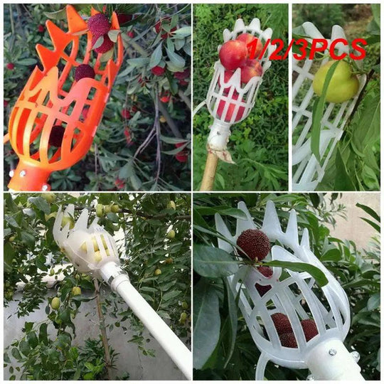 Fruits Picker Tool - Garden Peach Catcher for High Altitude Harvesting, Greenhouse & Orchard Use