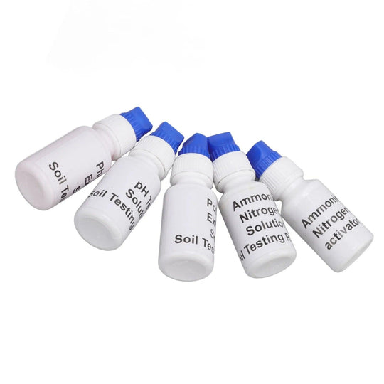 Soil Test Kit - Liquid Solution for pH, Nitrogen, Phosphorus, and Potassium Measurement | Accurate Soil Testing Kit for Gardening and Lawn