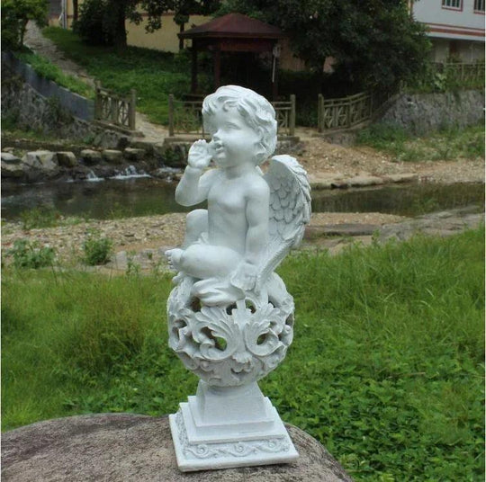 Multiple Outdoor Resin Angel Statues - Garden Decoration, Angel Figurine, and Angel Sculpture