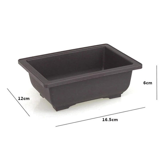 Plastic Flower Pot - Square and Rectangle Planters for Balcony and Nursery