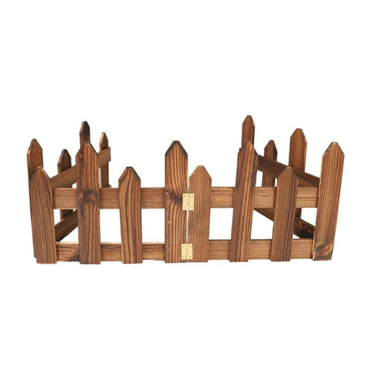 120cm Split Rail Fence – Durable Wood Split Rail Fencing with Rails for Decorative Outdoor Gardens and Boundaries