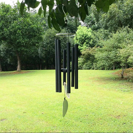 Corinthian Bells Memorial Wind Chimes | 29.5 Inch Large Outdoor Chime with Deep Tone Melody | Personalized Sympathy Chimes for Funeral & Patio Décor