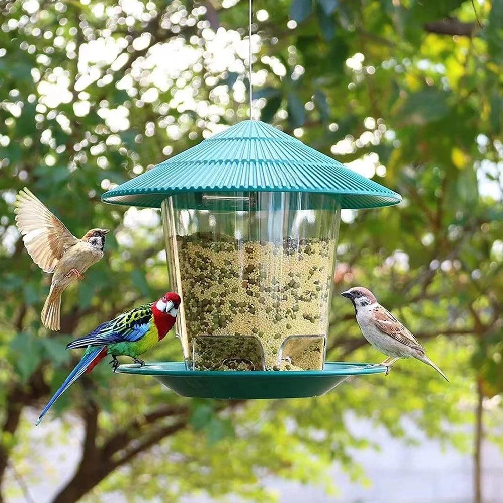 Premium Cardinal Bird Feeder – Squirrel-Proof, Automatic Outdoor Seed Dispenser for Cardinals and Wild Birds, Large Capacity Hanging Garden Feeder