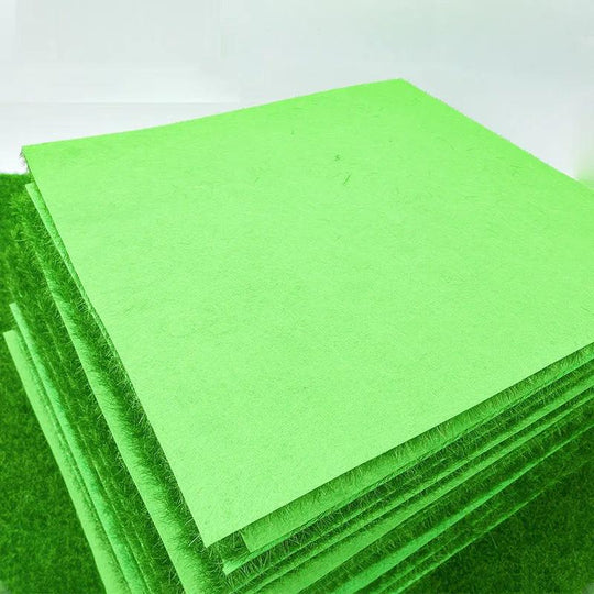 Artificial Lawn Grass Turf - Fake Grass Rolls for Simulation | Patio & Backyard | Synthetic Turf for Sale | 11.8"x11.8" & 5.9"x5.9" Green Mats