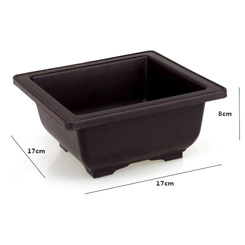 Plastic Flower Pot - Square and Rectangle Planters for Balcony and Nursery