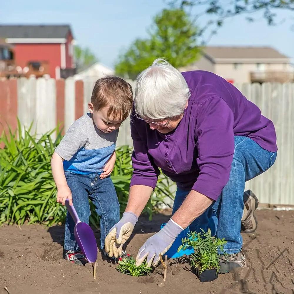 Multifunctional Garden Shovel and Hand Trowel - Plastic Planting, Digging, and Transplanting Tool