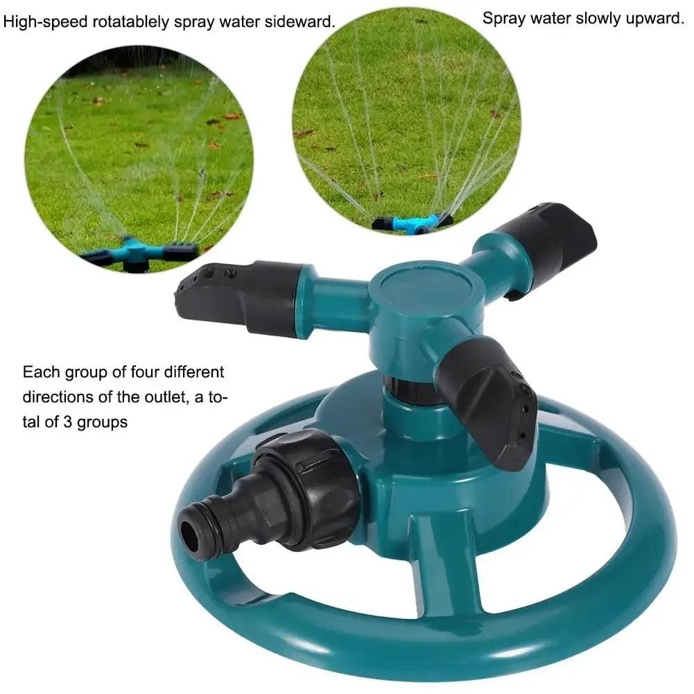 360-Degree Garden Sprinkler – Adjustable Water Sprinkler for Lawn and Yard