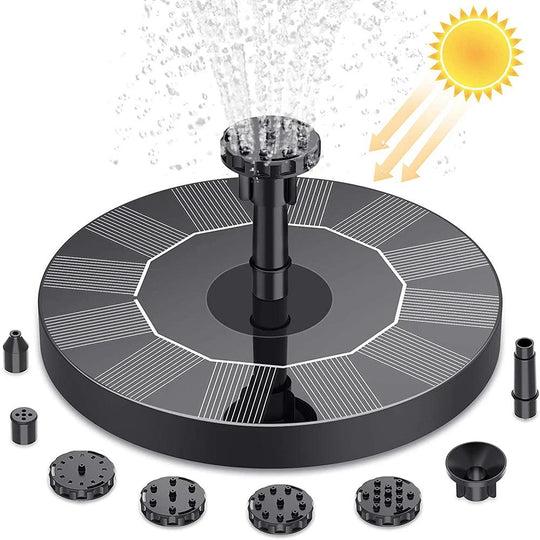 Solar Pool Fountain Water Pump | Water Features for Swimming Pools, Bird Baths, Ponds | Includes Pool Waterfalls, Fountains, Sprinklers