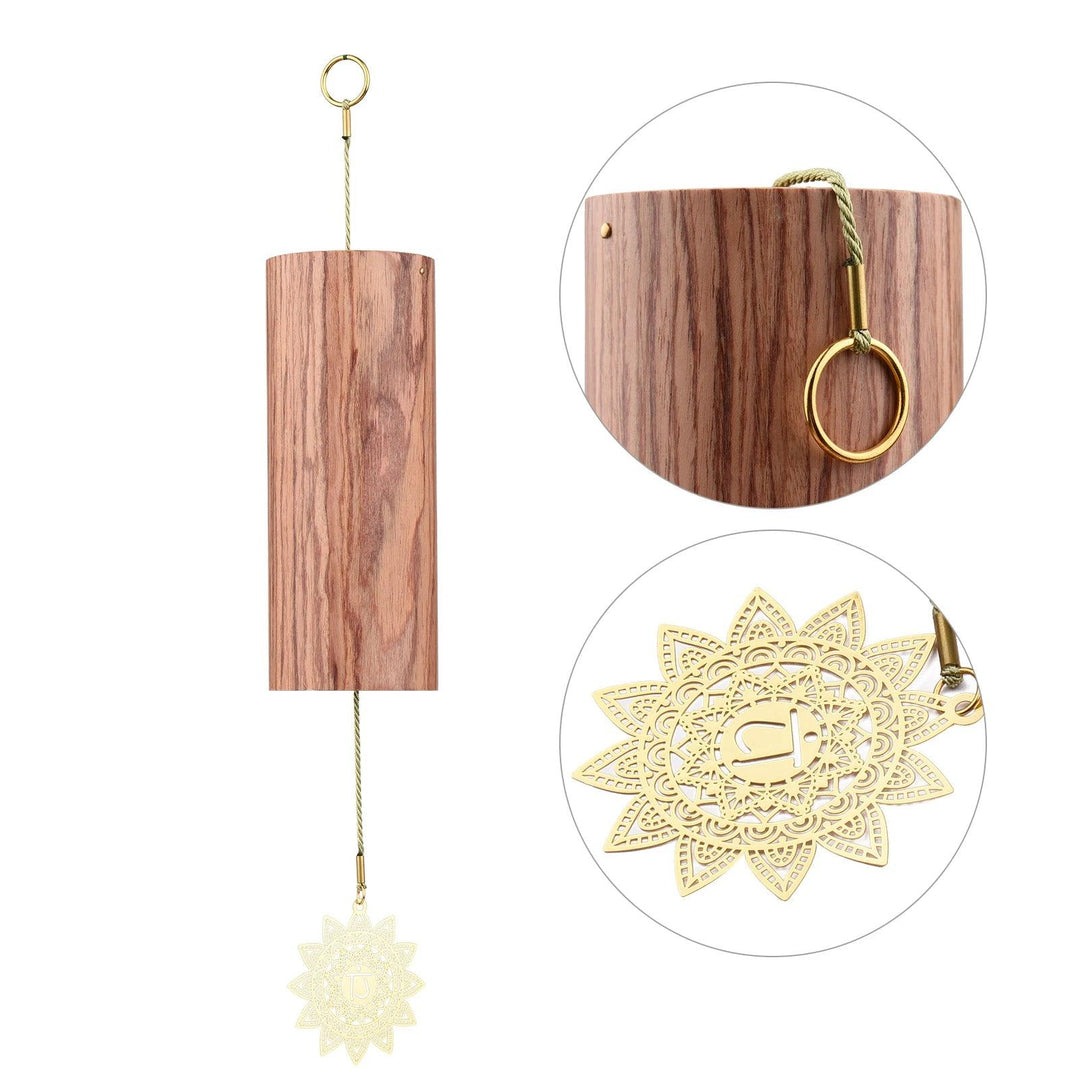 Bamboo Wind Chimes for Outdoor Garden | Natural Bamboo Windbell | Wooden Wind Chimes Meditation Decor | Relaxation & Positive Energy