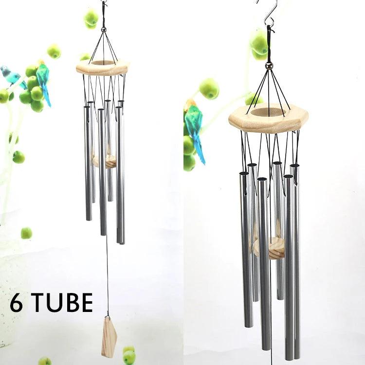 Memorial Wind Chimes for Sympathy, Personalized Corinthian Bells Chimes - Durable Outdoor Decor & Funeral Gifts