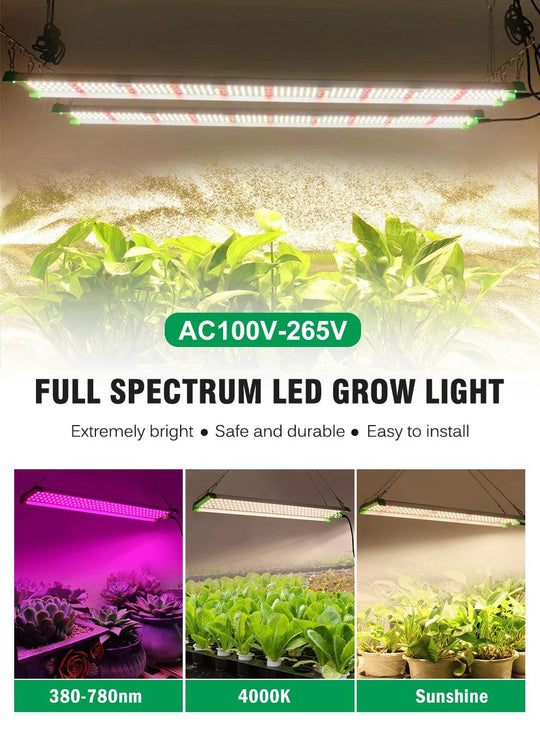 High-Brightness Full Spectrum LED Grow Light - Samsung LM281B for Hydroponic and Indoor Gardens