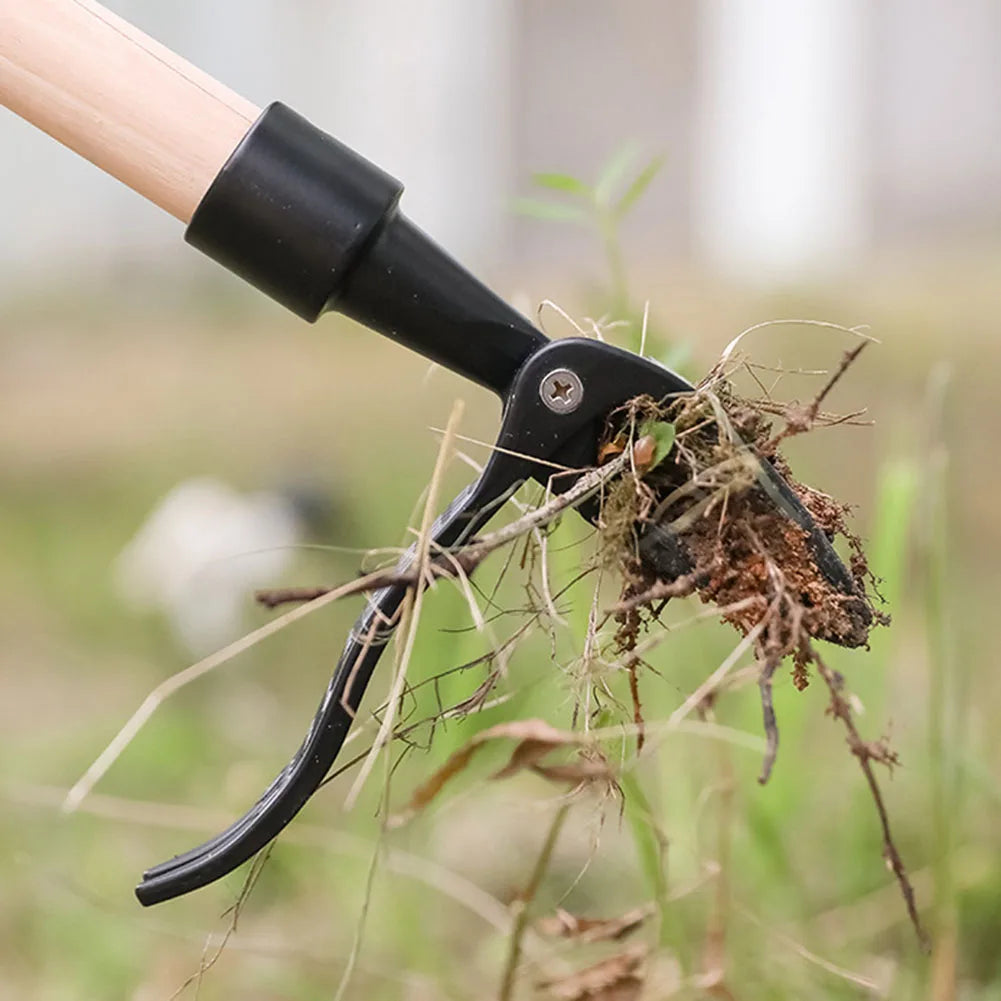 Weeding Head Replacement Claw Tool - Metal Foot Pedal Weed Puller for Stand-Up Gardening and Root Removal