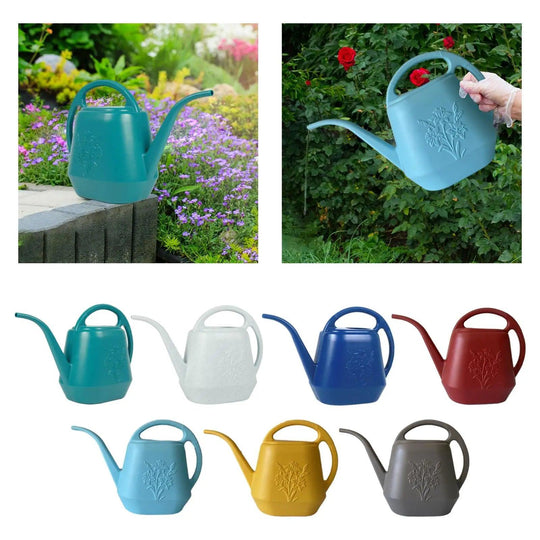 4 Liter Plastic Watering Can – Ideal for Indoor and Outdoor Plant Care, Watering Pot Garden Watering Can for House Bonsai Plants Farmhouse Lawn